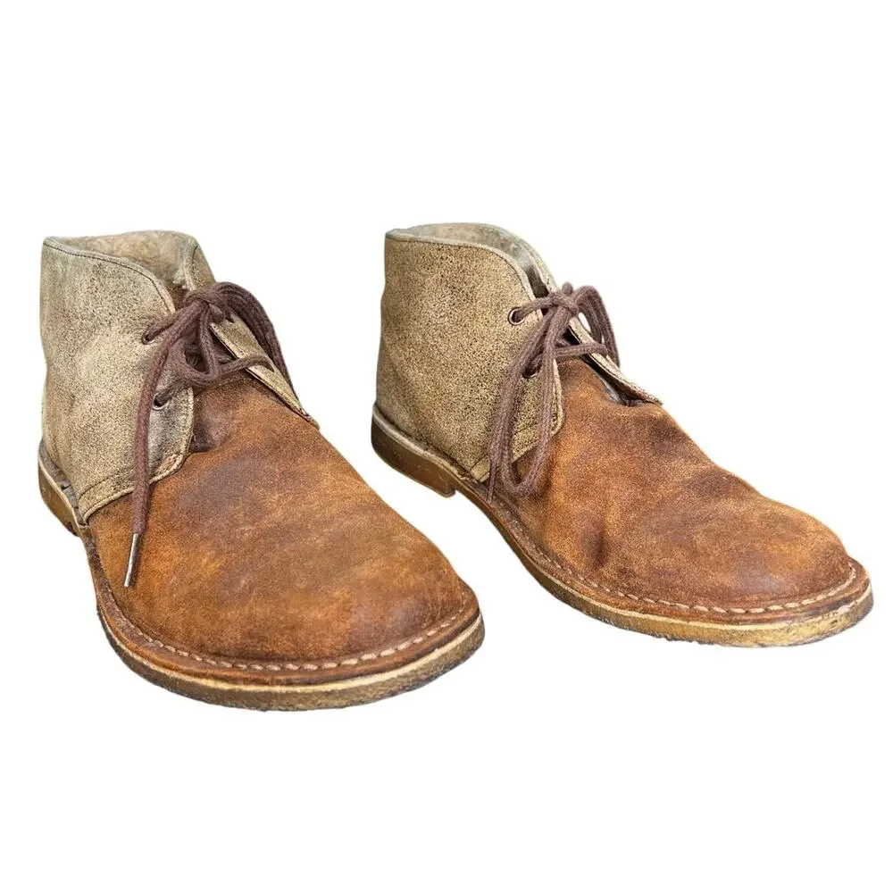 UGG Men’s Leighton Desert Bomber Brown Chukka Boot Size US 10.5